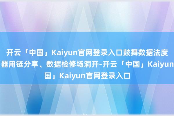 开云「中国」Kaiyun官网登录入口鼓舞数据法度互认、数据与器用链分享、数据检修场洞开-开云「中国」Kaiyun官网登录入口