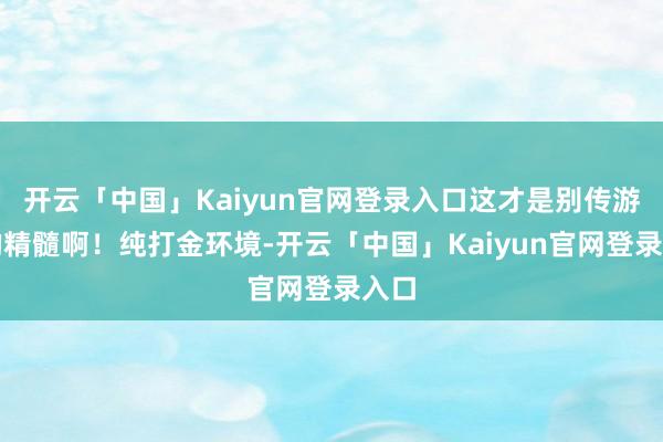 开云「中国」Kaiyun官网登录入口这才是别传游戏的精髓啊！纯打金环境-开云「中国」Kaiyun官网登录入口